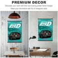 thumbnail image 4 of Initial D Poster Scroll Poster Art Prints Home Decoration Wall Hanging Canvas Art for Dorm Bedroom Living Room Gift for Japanese Anime Fans, 4 of 8