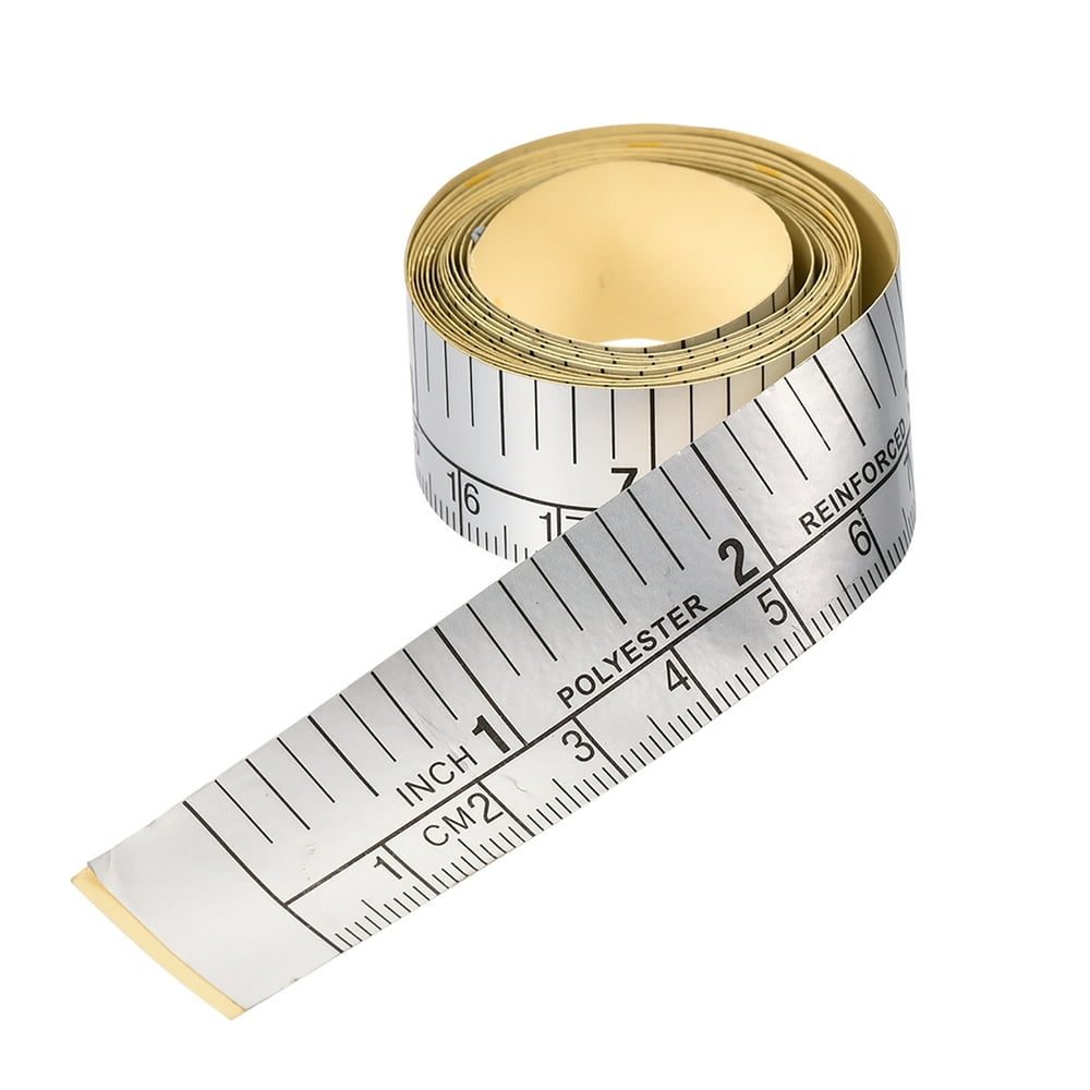 Adhesive backed tape measure 152cm 60 inch metric measuring tool for