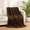 Brown-Throw(50" x60"), variant on 3d Fleece Bubble Queen Size Blanket Grey 90"x90"