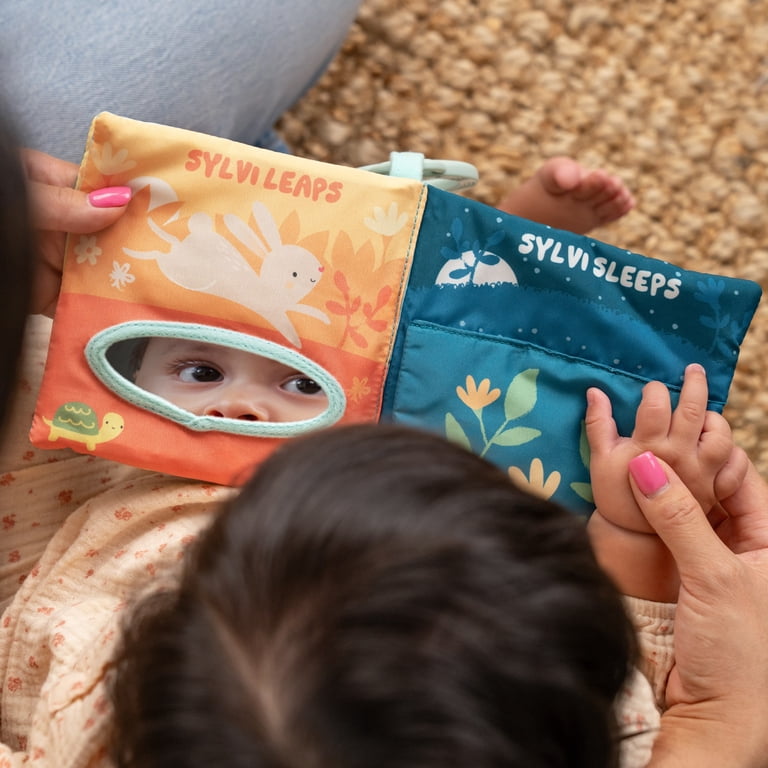 Ingenuity Storytime Sylvi Soft Baby Crinkle Book photo 5