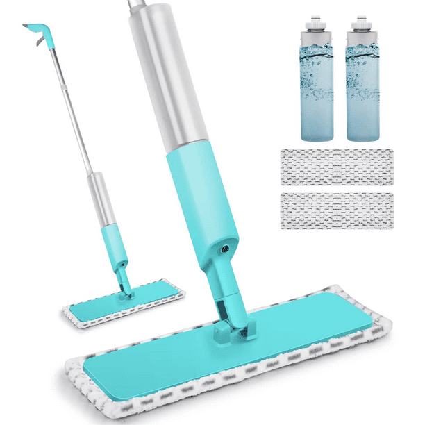 SUPTREE Microfiber Spray Mops For Floor Cleaning, Wet Dry Dust Hardwood Kitchen Floor Mop for