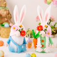 thumbnail image 2 of Gnomos decoraciones de Pascua de Primavera YONGSHENG 2 uds Conejito de peluche Tomte escandinavo, 2 of 4
