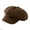 Brown, variant on Women Faux Wool Newsboy Cap 8 Panels Baker Boy Hats Vintage Paperboy Cabbie Visor Beret