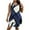 Blue, variant on Uaswgudfs Women's Sleeveless V-Neck Flowy Tank Dress - Casual Summer Sundress with Geometric Accents for Versatile Social Style Blue XXXL