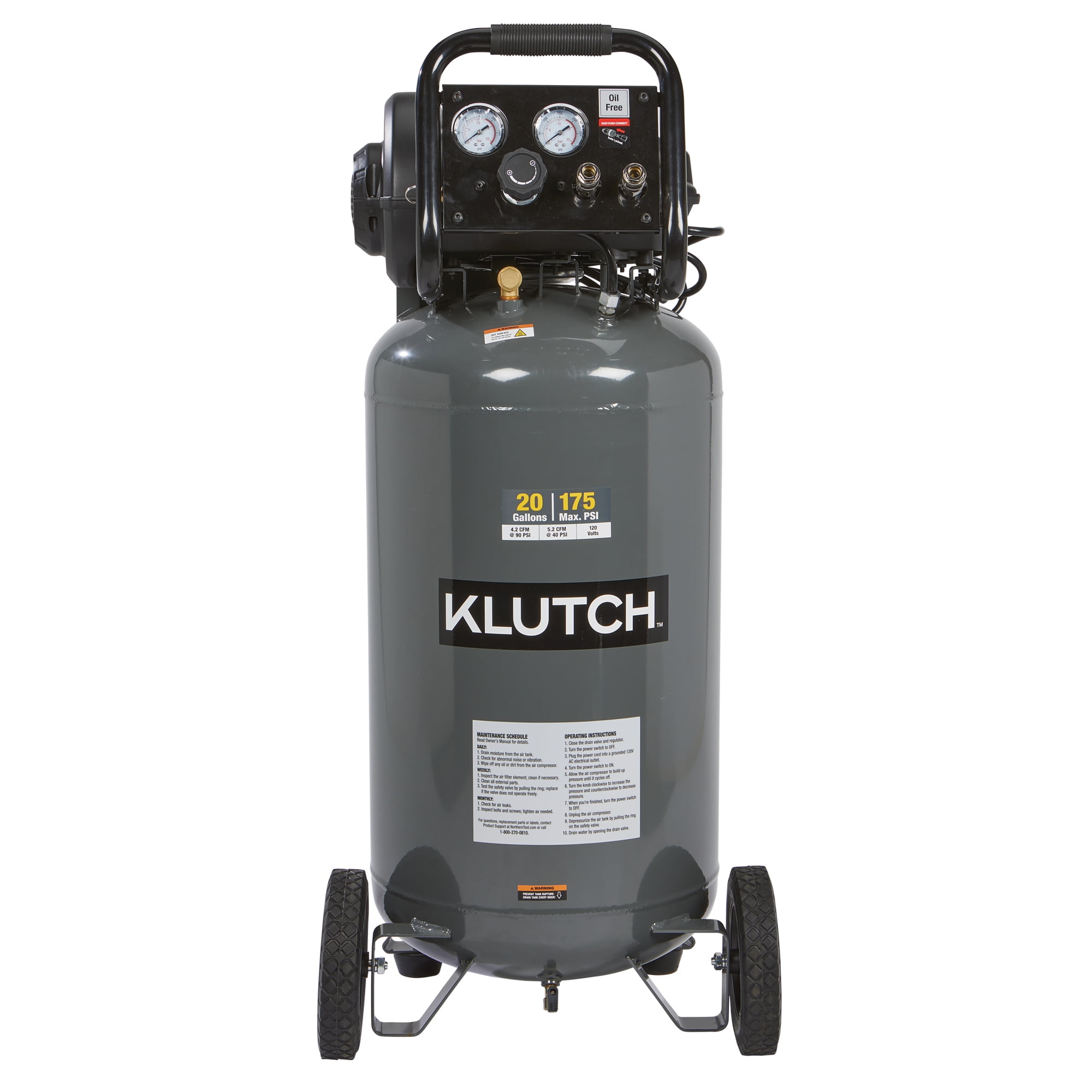 Campbell Hausfeld Air Compressor VT6275 - 3 HP 60 Gal Vertical 1
