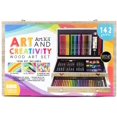 thumbnail image 2 of Conjunto de Arte de Madera Art 101 USA AUA438552 Crayones Colores Acuarelas Premium 142 Piezas Gris Art 101 USA AUA438552, 2 of 2