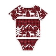 thumbnail image 2 of Rocae Christmas Buffalo Plaid for Baby Climbing Clothes Soft Baby Romper for Active Infants Comfortable and Breathable Crawling Jumpsuit Unisex Baby Outfit, 2 of 8