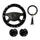 thumbnail image 1 of Funda para Volante Black Moons White para Automóvil SUV para Niñas, 1 of 8