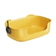 thumbnail image 3 of Caja de arena para gatos con pala, portátil, para gatos pequeños y grandes Amarillo, 3 of 9