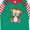 thumbnail image 4 of Inktastic Monkey Girls Long Sleeve Baby Bodysuit, 4 of 5