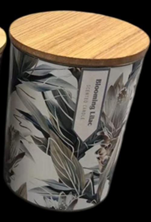 8.4oz Blooming Lilac Bougie parfumée, 1 mèche en coton