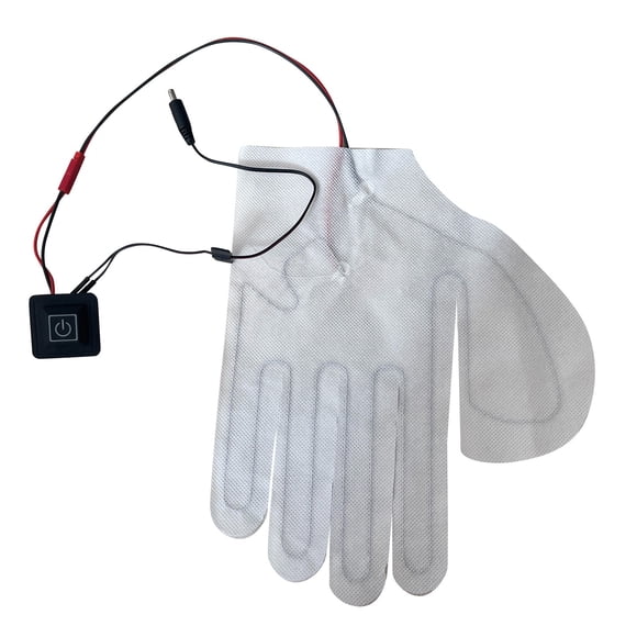 USB - Powered Electric Gloves Heating Pads, Adjustable Third - Gear Temperature, Metal Fiber Material, Waterproof