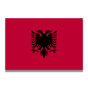 Magnet Me Up Albania Albanian Flag Vinyl Automotive Magnet Decal, 4x6 Inches