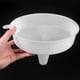 thumbnail image 2 of Embudo grande de boca ancha para elaboración de vino Embudo de plástico transparente blanco Embudos líquidos multiusos de fácil vertido para uso doméstico y exterior, 2 of 4