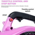 thumbnail image 5 of SHUO Y - 26cc 2-Stroke Handheld Gas Leaf Blower, 180 MPH 380 CFM Powerful Blower for Lawn Care, Snow Blowing & Yard Cleaning (Pink), 5 of 12