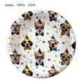 thumbnail image 5 of Suministros para fiestas de cumpleaños de perros, suministros para fiestas de cumpleaños de cachorros bonitos para niños, incluye decoraciones para fiestas de perros, platos de papel, pancarta Hangi, 5 of 5