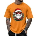 thumbnail image 1 of Tops para hombre, blusas y camisas de manga corta con cuello redondo para hombre, camiseta informal con cuello redondo y estampado para hombre, blusa de manga corta, blusa de poliéster para hombre, 1 of 4