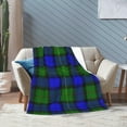 thumbnail image 5 of Super Soft Flannel Fleece Throw Blanke Tartan Lightweight Fuzzy Blanket for Couch Sofa Bed Office, Plush All Season 80x60 Inch, 5 of 8