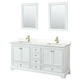 thumbnail image 4 of Wyndham Collection WCS202072DWGGTUNSM24 Deborah 72" Free Standing Double Basin Vanity Set, 4 of 6