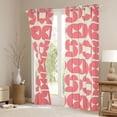 thumbnail image 3 of Homewish Pink Abstract Ombre Black Out Curtains, Chic Minimalism Curtains Pack of 2 (42x63 Each), Mid Century Fashion Bedroom Curtains, Window Curtains Bedroom Decor, 3 of 6