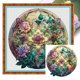 thumbnail image 1 of Kit Punto Cruz Con Flores Impresas 18CT Hilo Algodón Ecológico Bordado 30x30cm, 1 of 9
