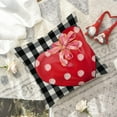 thumbnail image 3 of Valentines Day Pillow Cover 18x18 Inch Black White Buffalo Plaid Checkered Red Love Heart Polka Dot Bowknot Decoration Throw Pillow Covers Holiday Home Decorative Cushion Case for Couch, 3 of 6