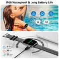 thumbnail image 4 of FPZMIU 1.83" Display Smart Watch, High-Definition Fitness Watch with Always-On Touchscreen for Men Women, Black, 4 of 7