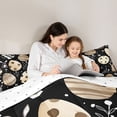 thumbnail image 4 of Erosebridal Cartoon Easter Eggs Full Size Comforter Sets,Funny Bunny Rabbit Bedding Sets For Kids Girls Reversible 3-Piece, 4 of 7