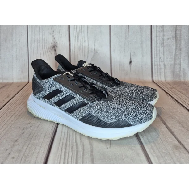 Adi-das Duramo 9 Oreo Black Gray White Running Shoes Men's Size 12 BB6917