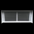 thumbnail image 4 of Fits 14x6 Duct Opening | Steel Triangular Baseboard Return Air Grille by Handua | Efficient Air Flow | Air Register Vent Cover Grill | 3-13/16" Depth | White | Outer Dimensions: 15-3/4" x 6-5/8", 4 of 9