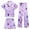Z-Purple184, variant on JIAYUE Girls Outfit Sets Lapel Short Sleeve Children's Shorts Casual Elastic Waist Pants Animal Print Pocket Buttons 3 Piece Spring Summer Kids Cute Clothes Sets