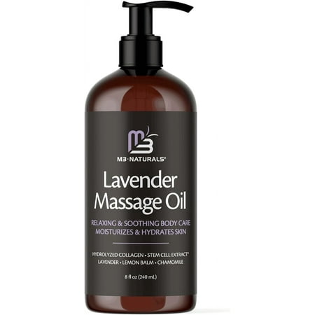 Lavender Massage Oil with Collagen and Stem Cells Massage Oil