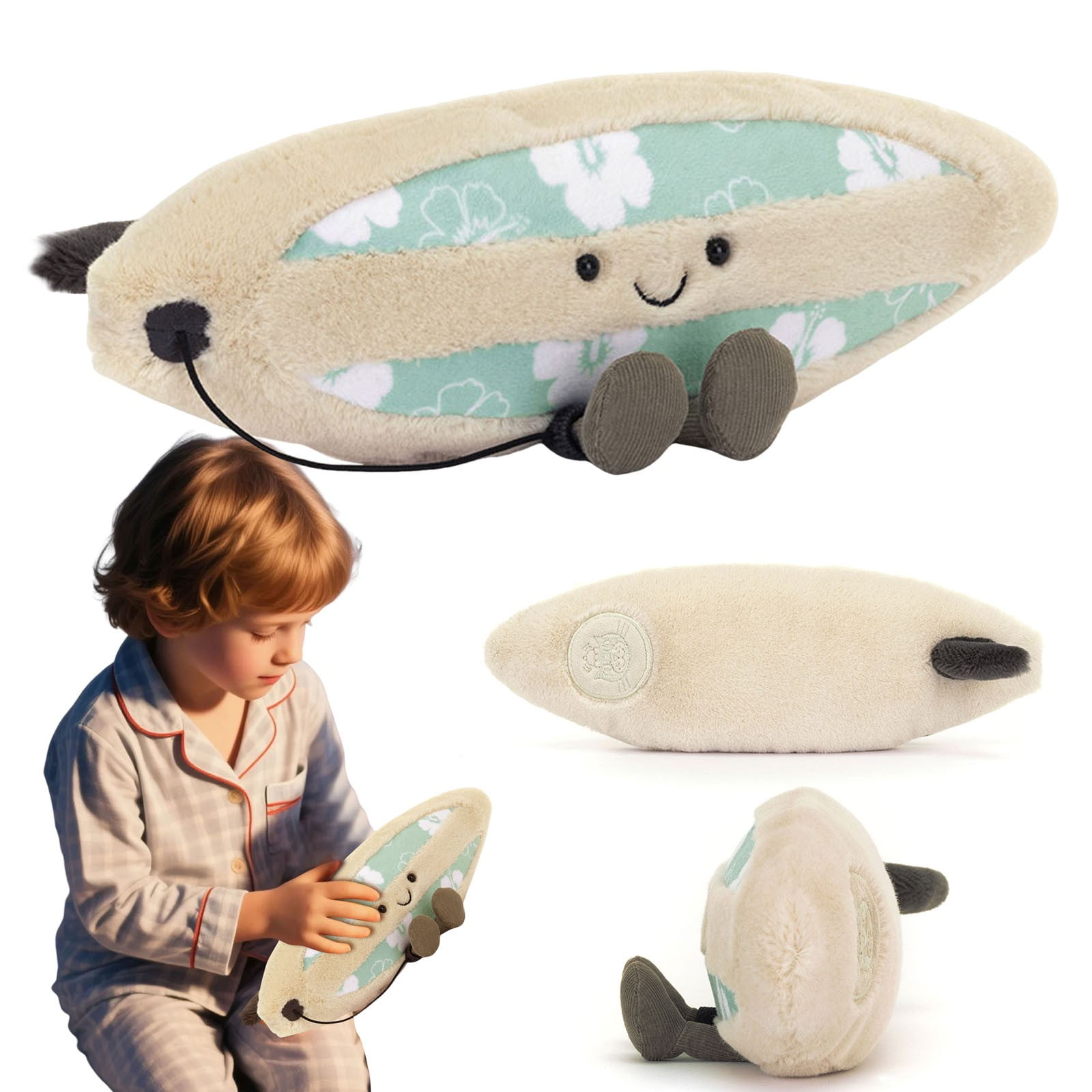 Jellycat Amuseables Sports Surfboard Stuffed Animal Small Sports Surfboard Plush Toy for Kids New with Tag