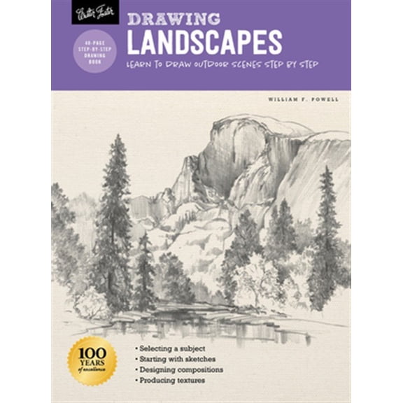Pre-Owned How to Draw & Paint: Drawing: Landscapes with William F. Powell : Learn to draw outdoor scenes step by step (Paperback)