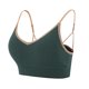 thumbnail image 1 of Sujetadores deportivos con pliegues para mujer Tops de entrenamiento con relleno Tops cortos de sujeción media Fridja nalpqowj36396, 1 of 2