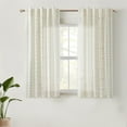 thumbnail image 2 of Cortinas Lino Rosa, color topo transparente, estampado bohemio, 115 cm x 114 cm, 2 of 9