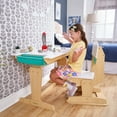 thumbnail image 6 of KidKraft Grow Together™ Pocket Adjustable Wooden Desk and Chair, Natural, 6 of 15