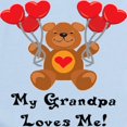 thumbnail image 2 of CafePress - My Grandpa Loves Me! Body Suit - Long Sleeve Cotton Baby Bodysuit, 2 of 4