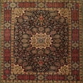 thumbnail image 1 of Ahgly Company Indoor Square Traditional Red Persian Area Rugs, 8' Square, 1 of 6