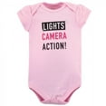 thumbnail image 5 of Little Treasure Baby Girl Cotton Bodysuits 5pk, Camera, 18-24 Months, 5 of 6