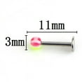 thumbnail image 5 of 10/30/50PCS 16G Ball Lip Rings Labret Bars Stainless Steel Stud Body Piercing, 5 of 5