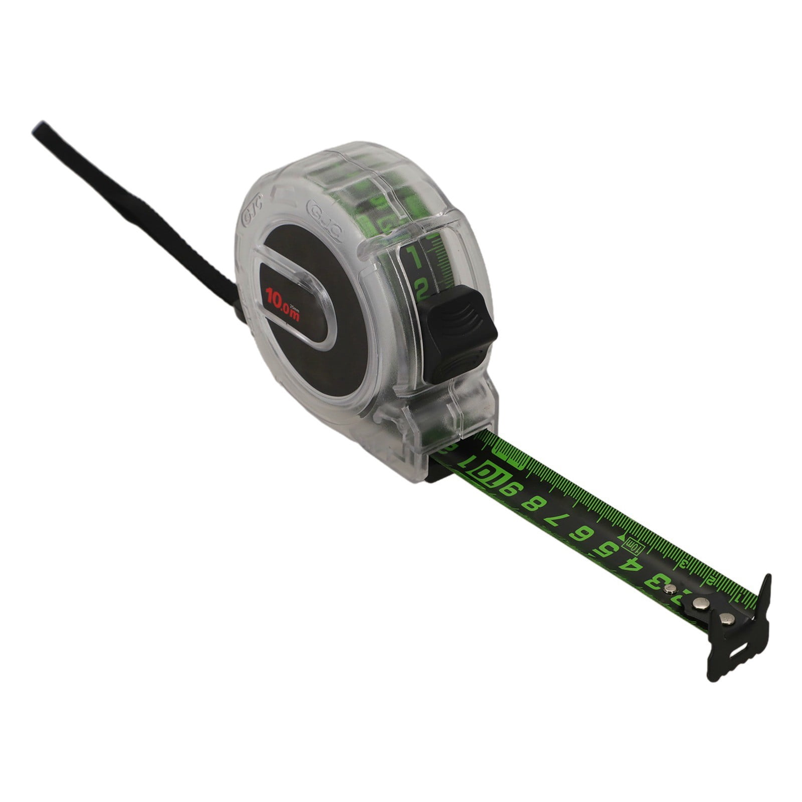 yaaqii Stainless Steel Tape Measure,10*25M Fluorescent Measure Waterproof tape measure
