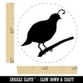 thumbnail image 2 of Quail Bird Solid Self-Inking Rubber Stamp Ink Stamper - Brown Ink - Mini 1/2 Inch, 2 of 7