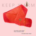 thumbnail image 4 of Washable USB Electric Heated Scarf for Winter with 3 Speed Temperature Control, Red, 4 of 4