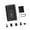 Black, variant on MAGIDEAL Portable Air Pump for Inflatables Electric Air Pump for Beach Swimming Rings Black