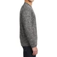 thumbnail image 3 of Mafoose Men's Long Sleeve PosiCharge Electric Heather Tee Black Electric X-Small, 3 of 5