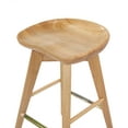 thumbnail image 4 of Boraam Bali 29" Backless Swivel Wood Bar Stool, Natural Finish, 4 of 8