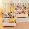 thumbnail image 2 of Stationary Organizer Compartment Anti-slip Solid Color Multi-functional Desktop Sundries Pencil Storage Box Classroom Things, 2 of 12