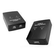 USB Printer Sharing Device Data Transfer Splitter Manual Switching Hubs 2 in 1