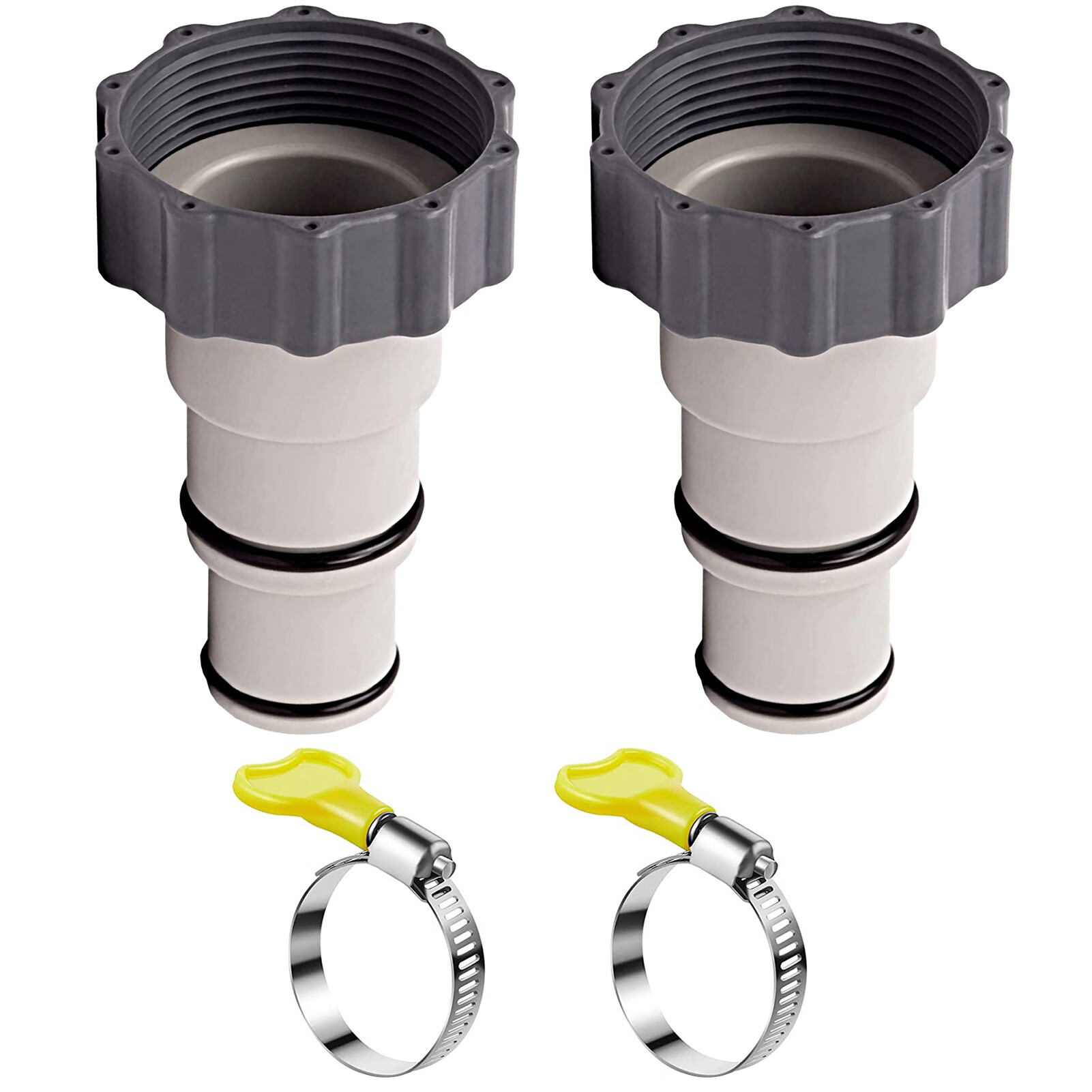 Replacement Hose Adapter Pool Drain Adapter with Collar Pool Pump Replacement Parts